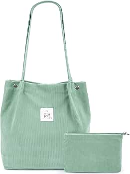 Amazon.com: Iioscre Corduroy Tote Bag for Women,Large